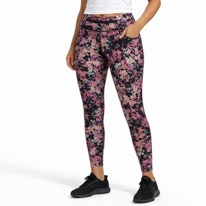 Lululemon Fast & Free HR Tights 25” Stencil Blossom Multi Colorway | Size 6